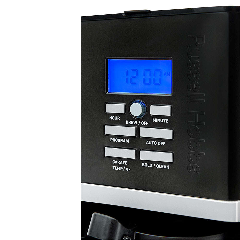 Russell Hobbs Nexus Black Stainless Steel Digital Coffee Maker