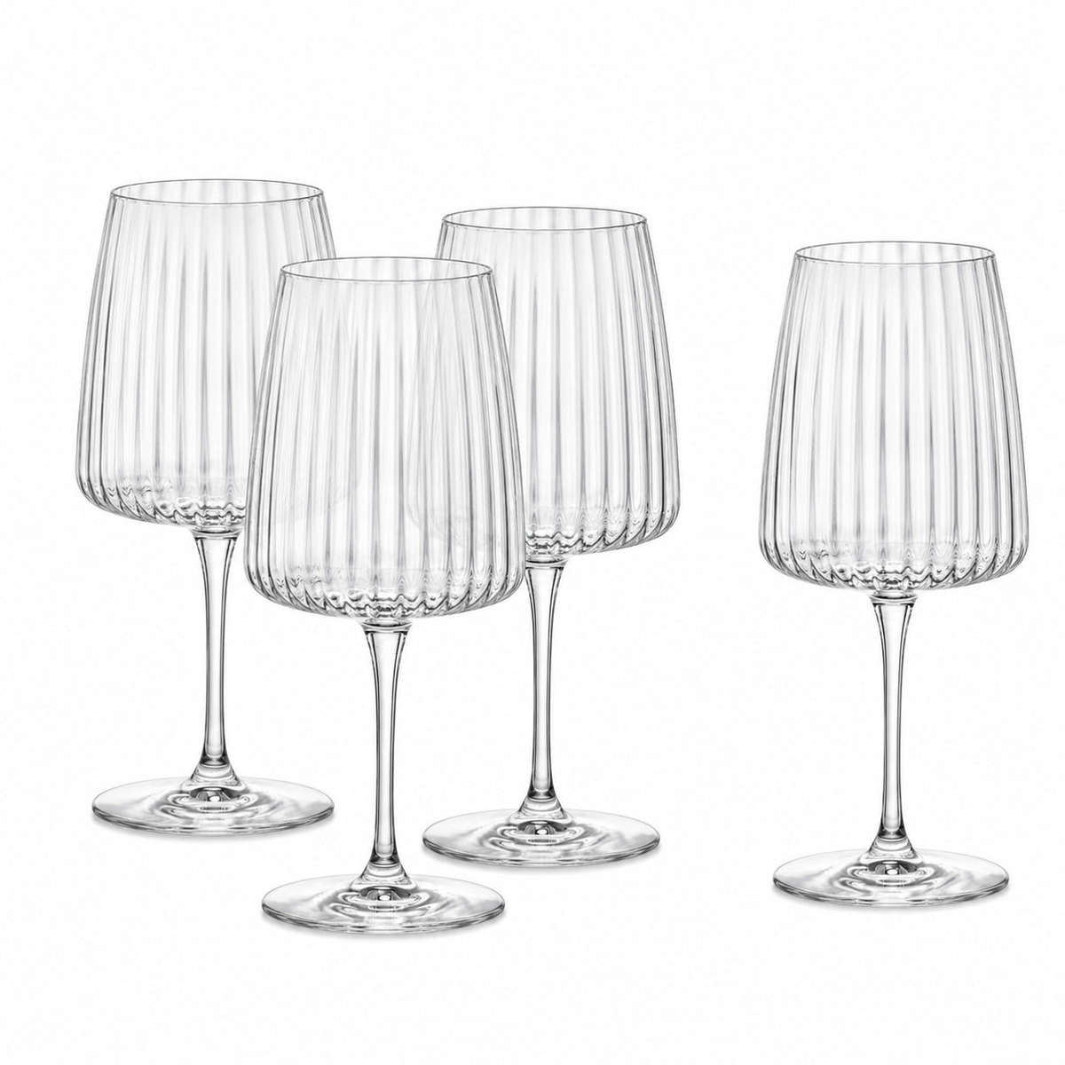 Bormioli Rocco Exclusiva Merlot Wine Glasses, Set of 4