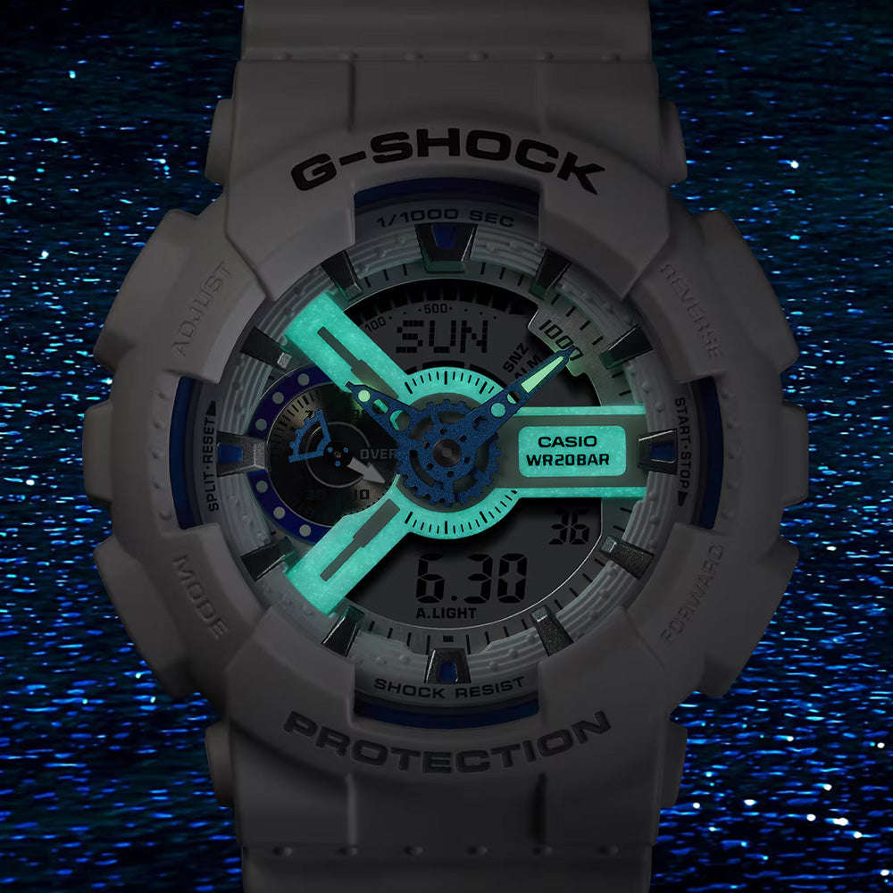 Casio G-Shock Men's 200m AnaDigi AntiMag Wrist Watch, GA-110HDS-7ADR