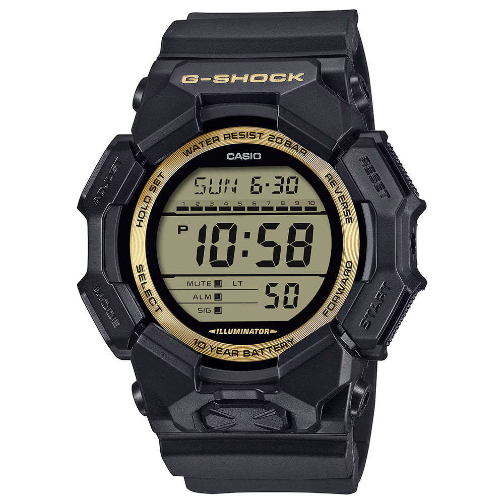 Casio G-Shock 200m Digital Wrist Watch, GD-010GB-1A9DR