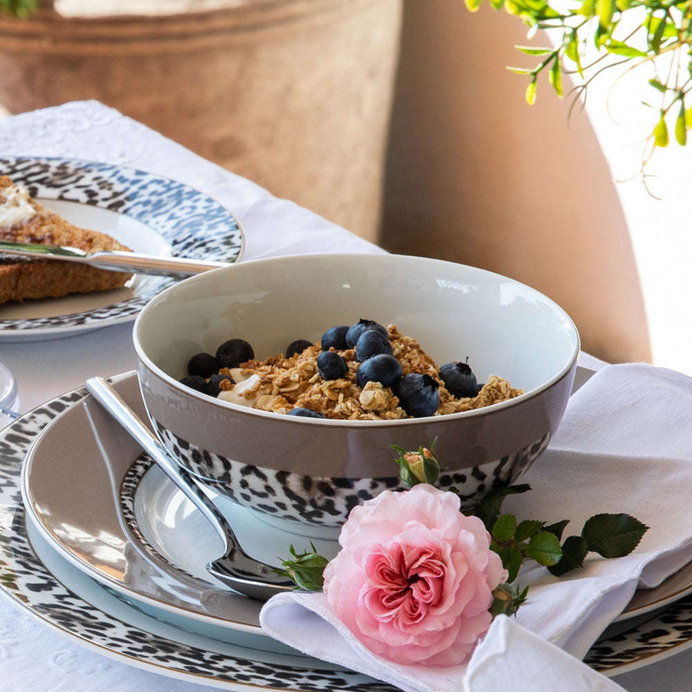 Jenna Clifford Leopard Cereal Bowl, 15cm