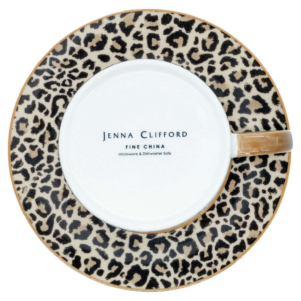 Jenna Clifford Wild Bloom Cups & Saucers, Set of 4