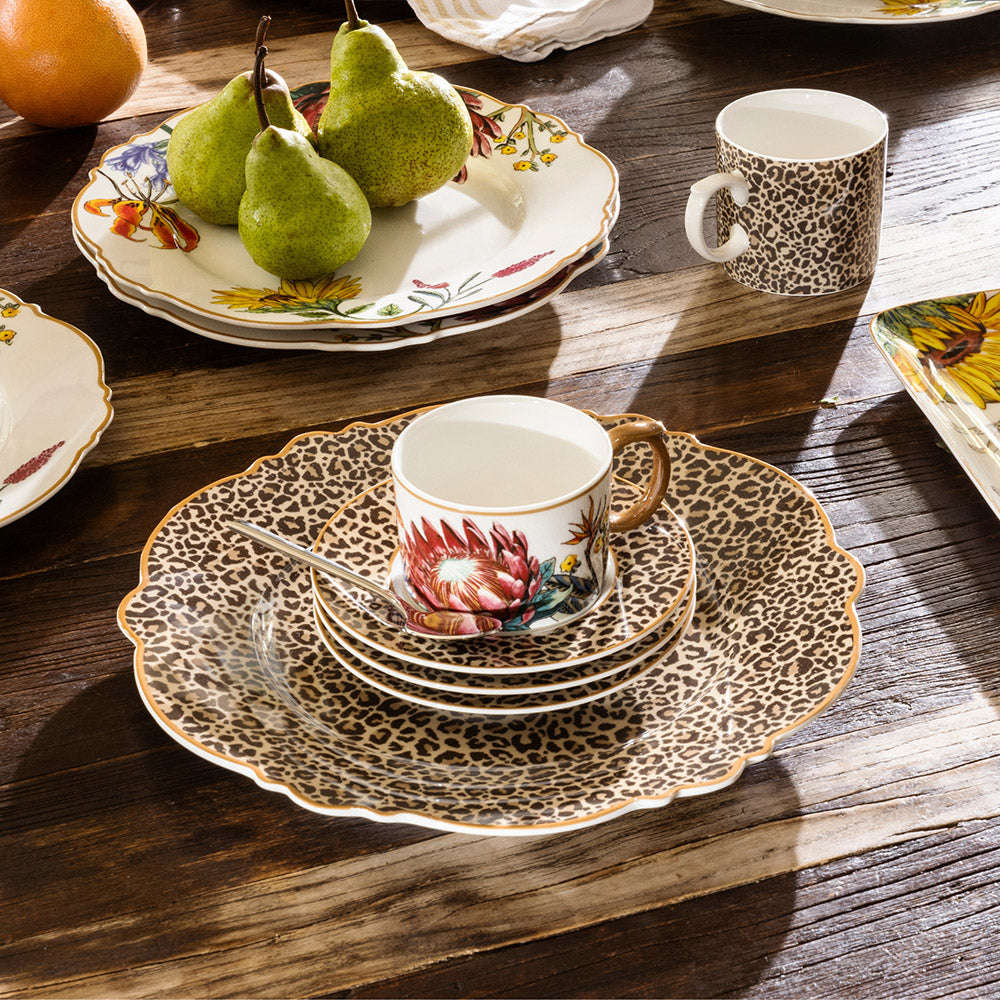Jenna Clifford Wild Bloom Cups & Saucers, Set of 4