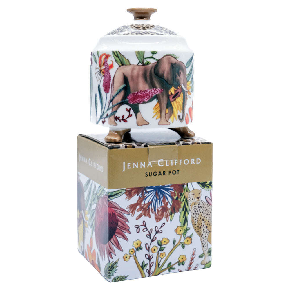 Jenna Clifford Wild Bloom Footed Sugar Pot, 250ml