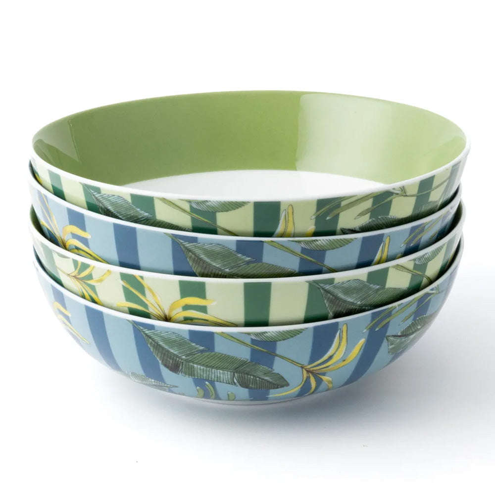Olivia Princess Porcelain Cereal Bowls, Set of 4