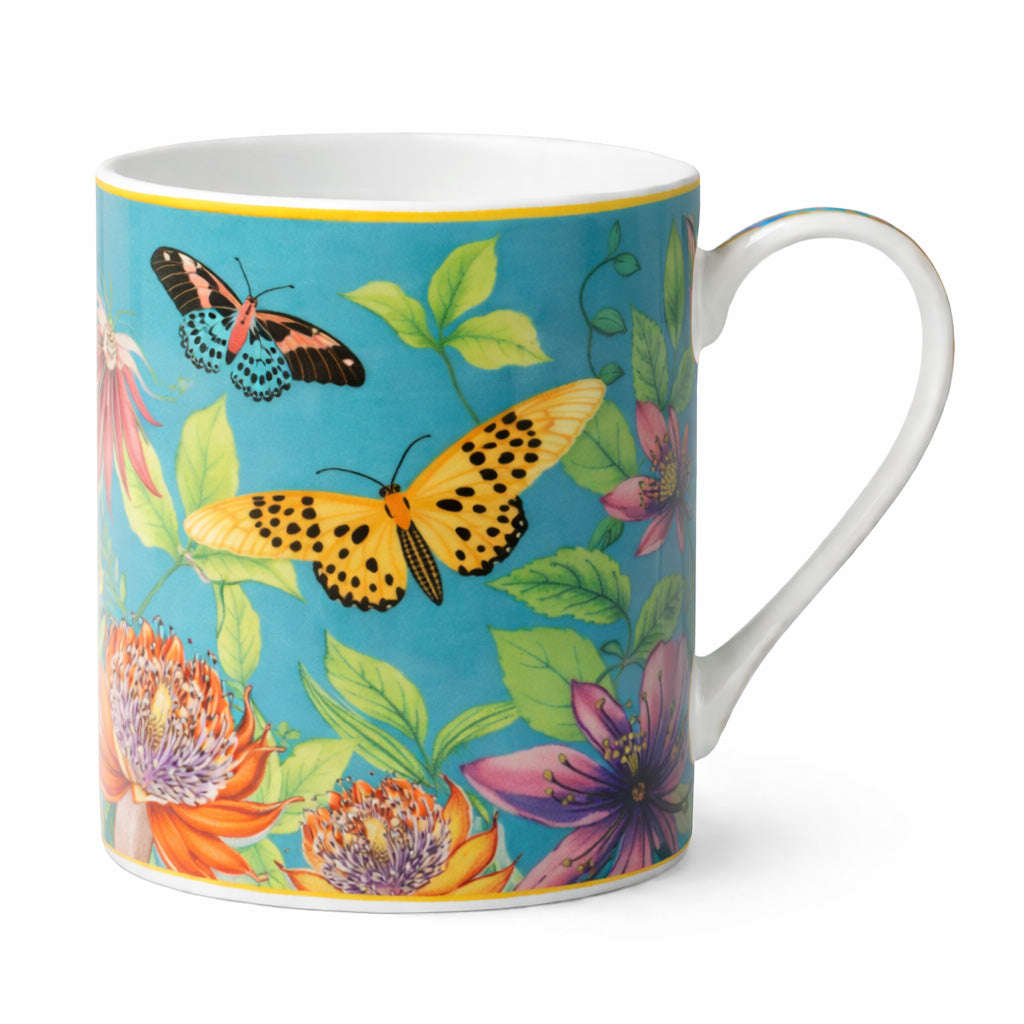 Omada Iconics Blue Butterfly Mug, 350ml