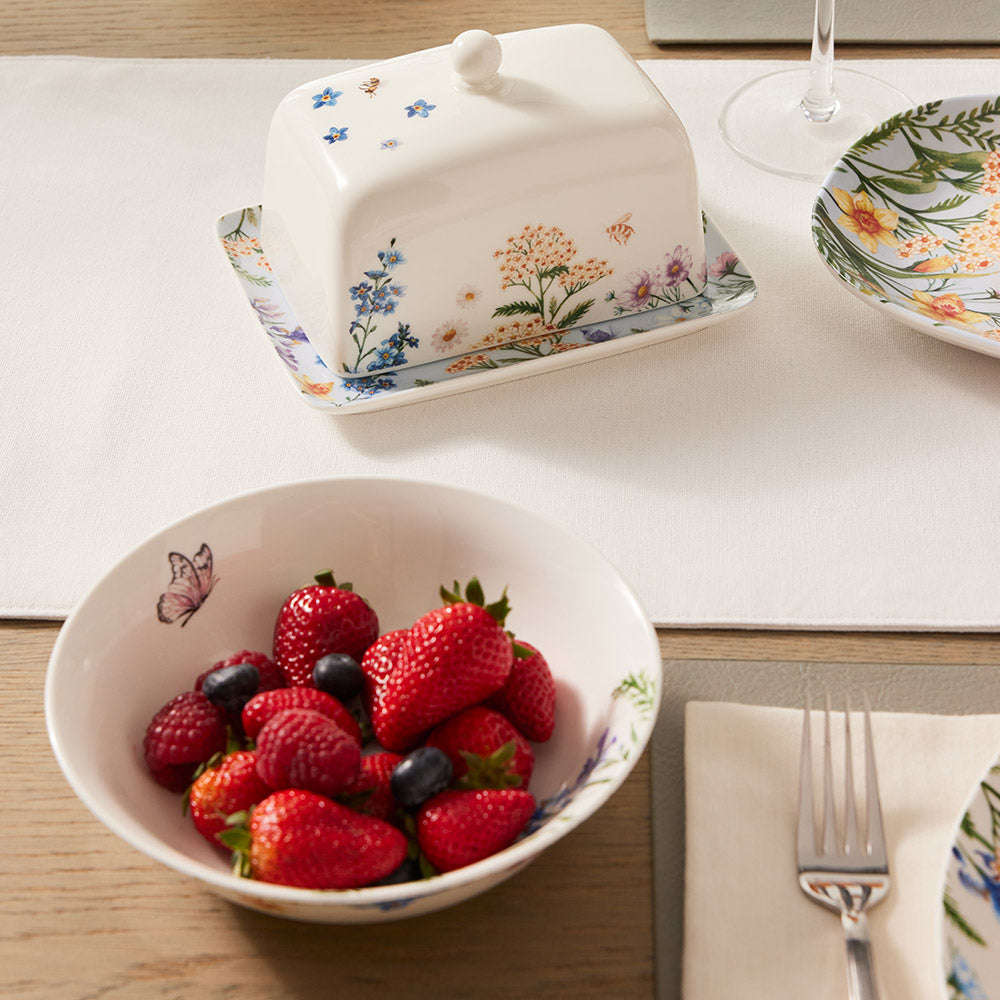 Maxwell & Williams Fluttering Meadow Dessert Bowl, 15.5cm