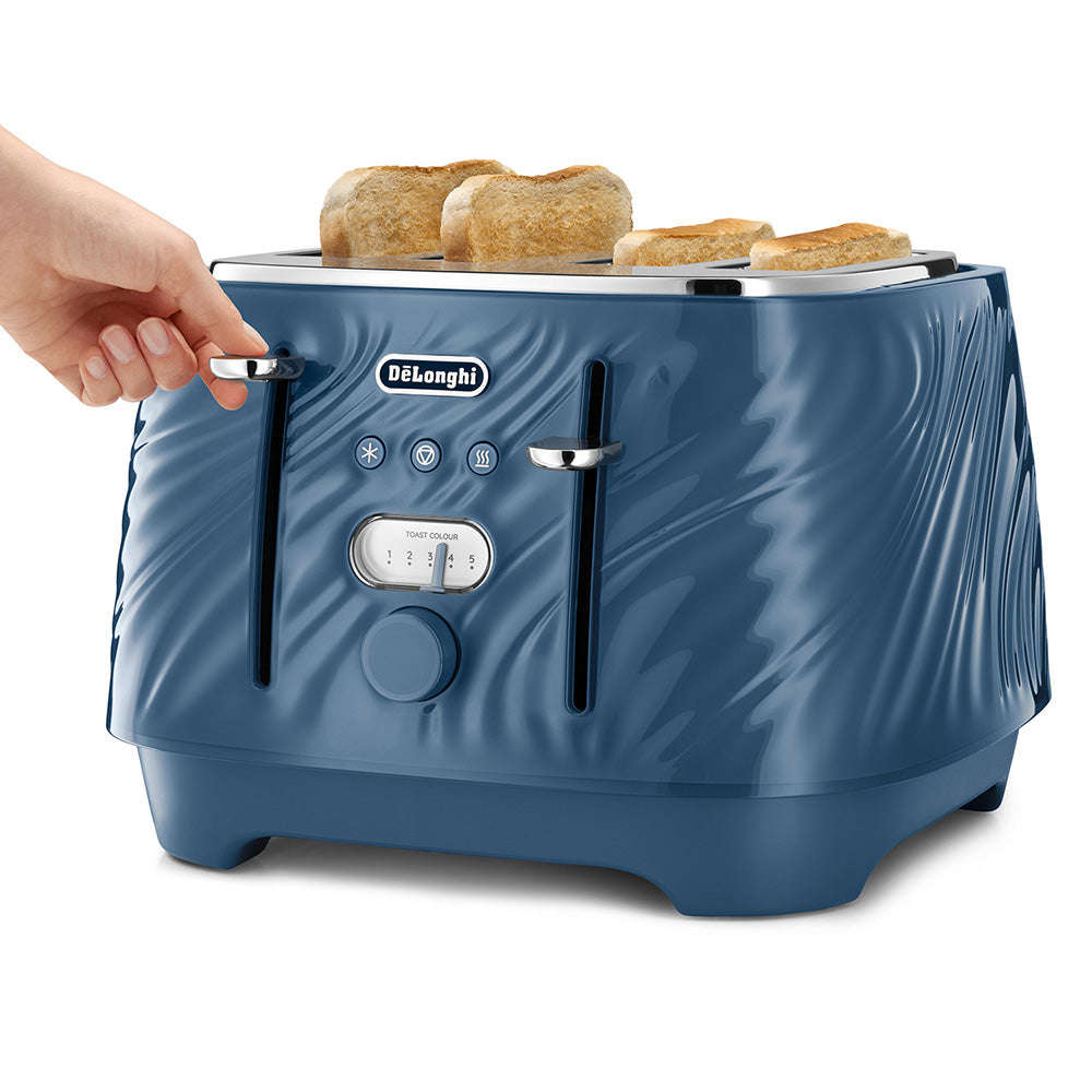 DeLonghi Ballerina Seta 4 Slice Toaster