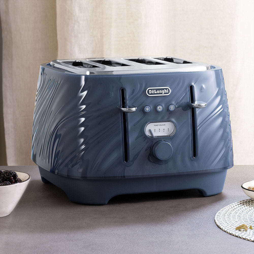 DeLonghi Ballerina Seta 4 Slice Toaster