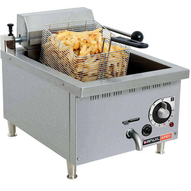 Anvil Single Basket High Speed Tabletop Fryer, 10L