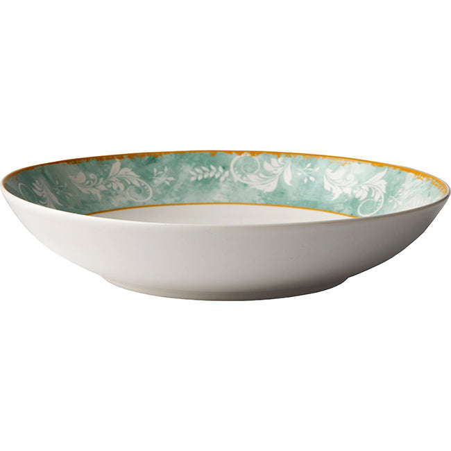 Jenna Clifford Green Floral Pasta Bowl, Set Of 4