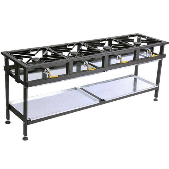 Anvil 4 Burner Gas Boiling Table, Straight