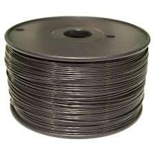 Black PLA 3D Printer Filament 1.75mm 1kg
