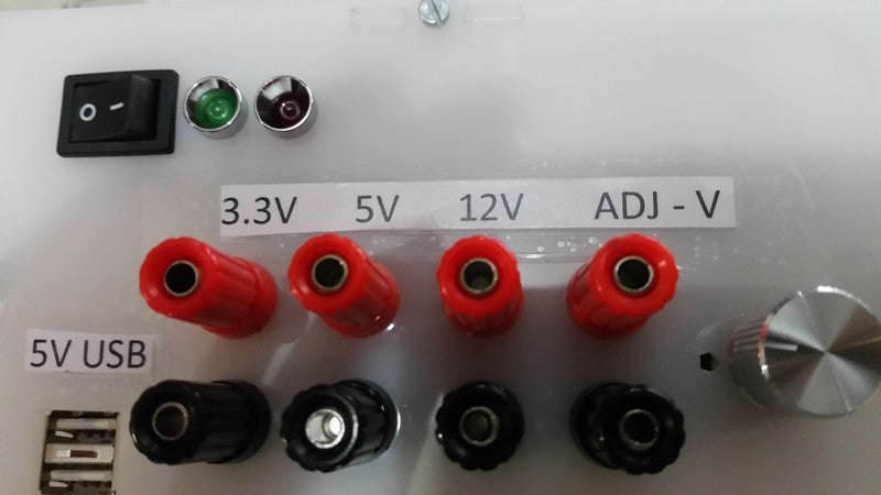 Bench-top Power Supply Kit - Sticker