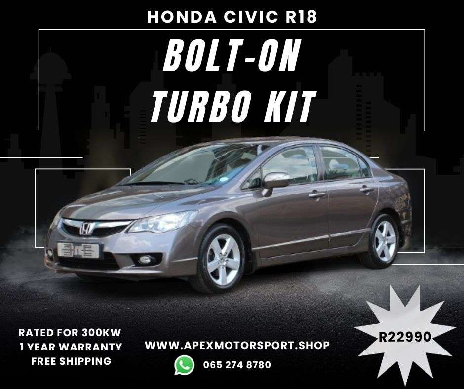 Honda R18 DX/EX Bolt-On Turbo Kit