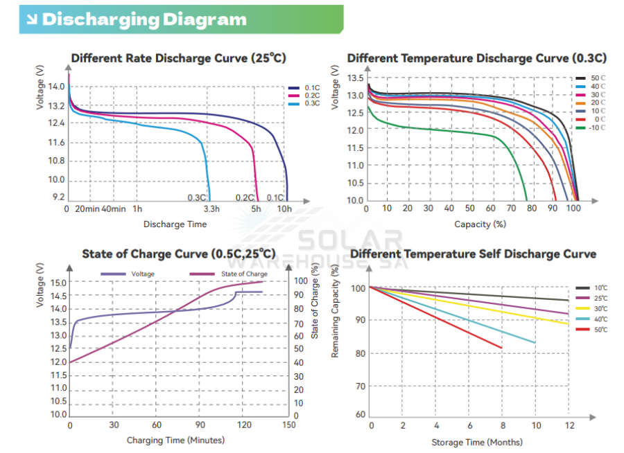 12.8v 100ah 1.28Kwh Ecco Lithium Battery