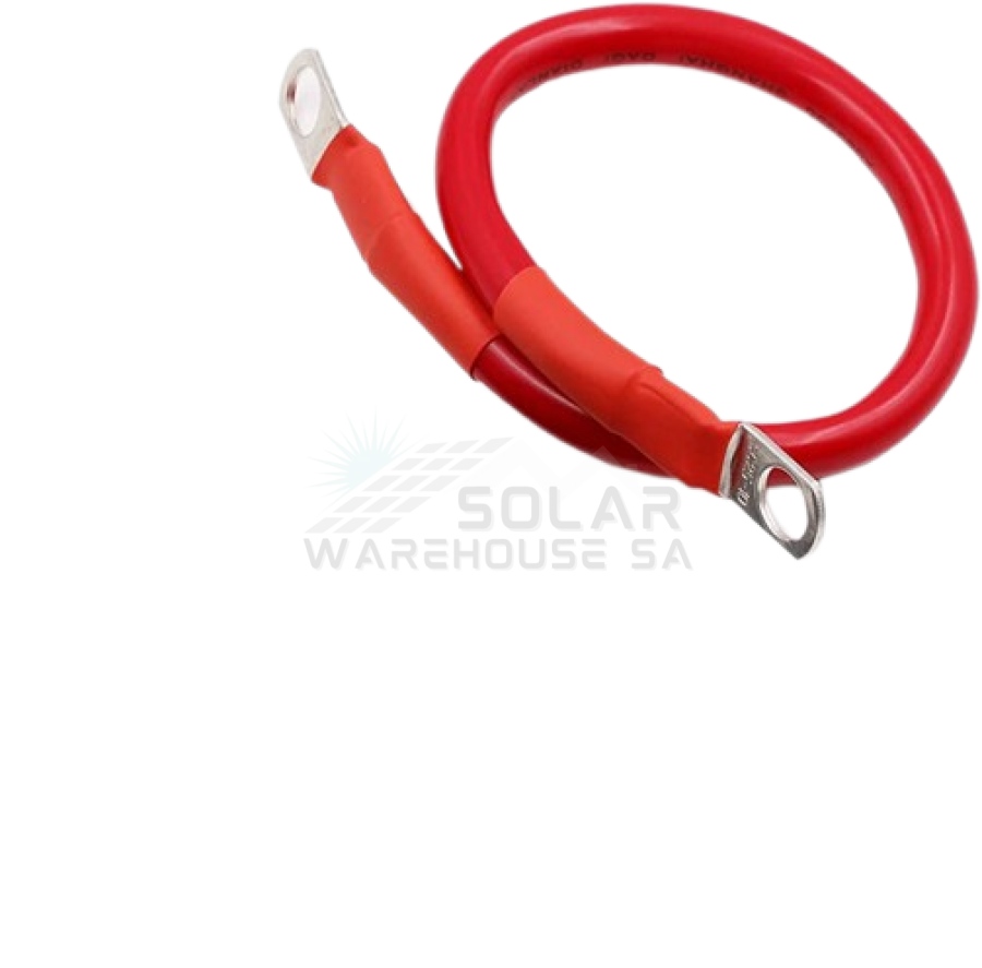 25mm DC Copper Cable for Inverter/Battery Connections with Lugs - Copper