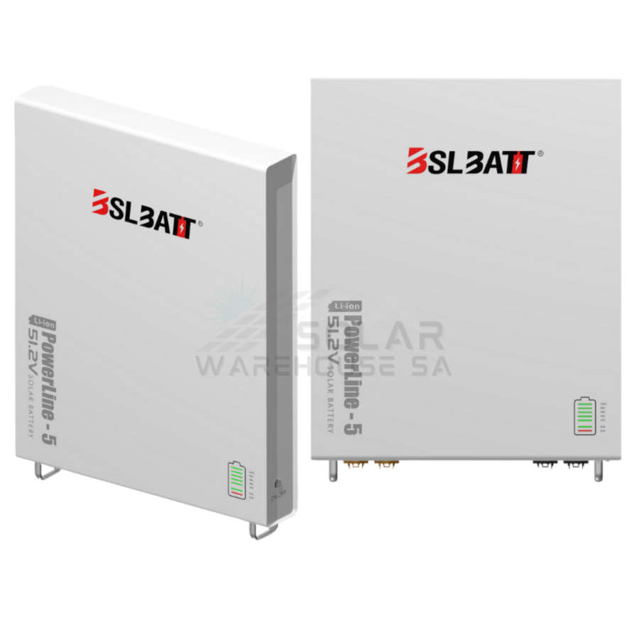 BSL Powerline 5 Lithium Battery - 51.2V 100Ah 5.1KWh LIFePO4 8000 Cycles - 15 YR Warranty
