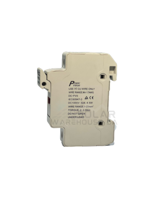 DC Fuse & Holder 30A  10 X 38mm (Includes Fuse)