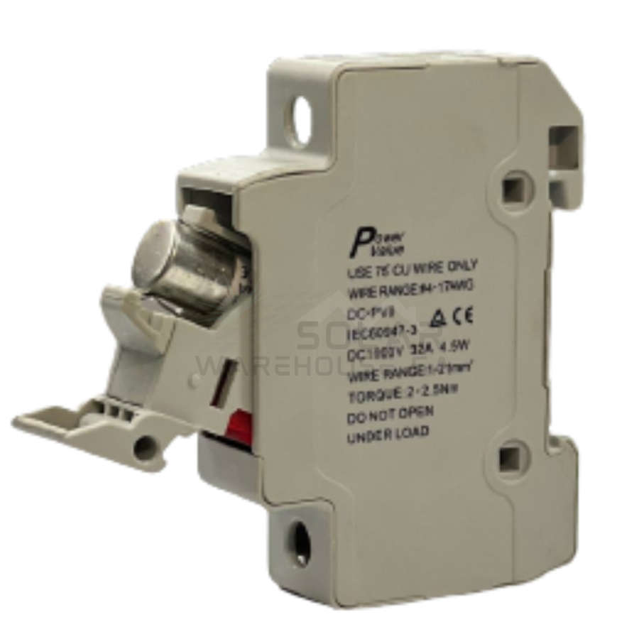 DC Fuse & Holder 30A  10 X 38mm (Includes Fuse)