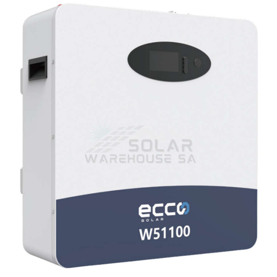 Ecco 51.2v 100ah 5.12kWh Lithium Battery W51100 Wall-Mounted