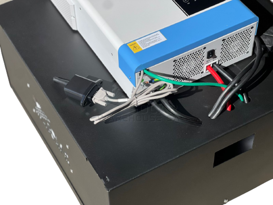 Ecco 5500VA / 5500W Solar Ready Hybrid Inverter Trolley 5.43 KWh A-Grade Lithium Battery