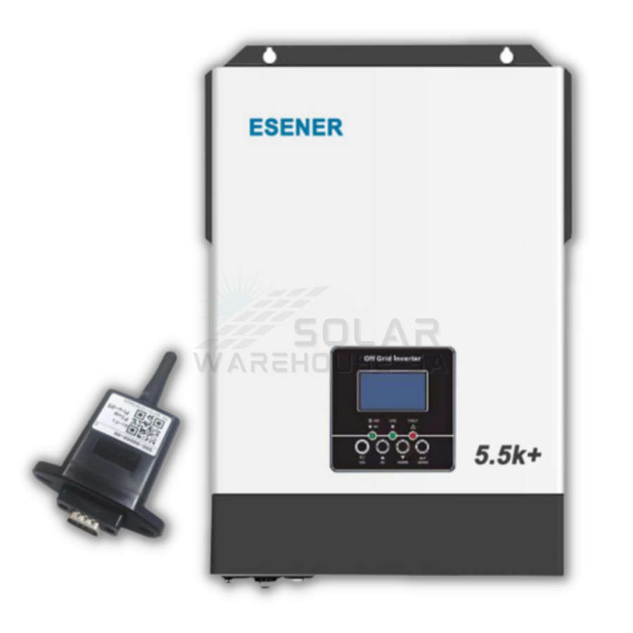 Esener 5.5KVA 48VDC 100A MPPT Hybrid Inverter Parallel With Wifi