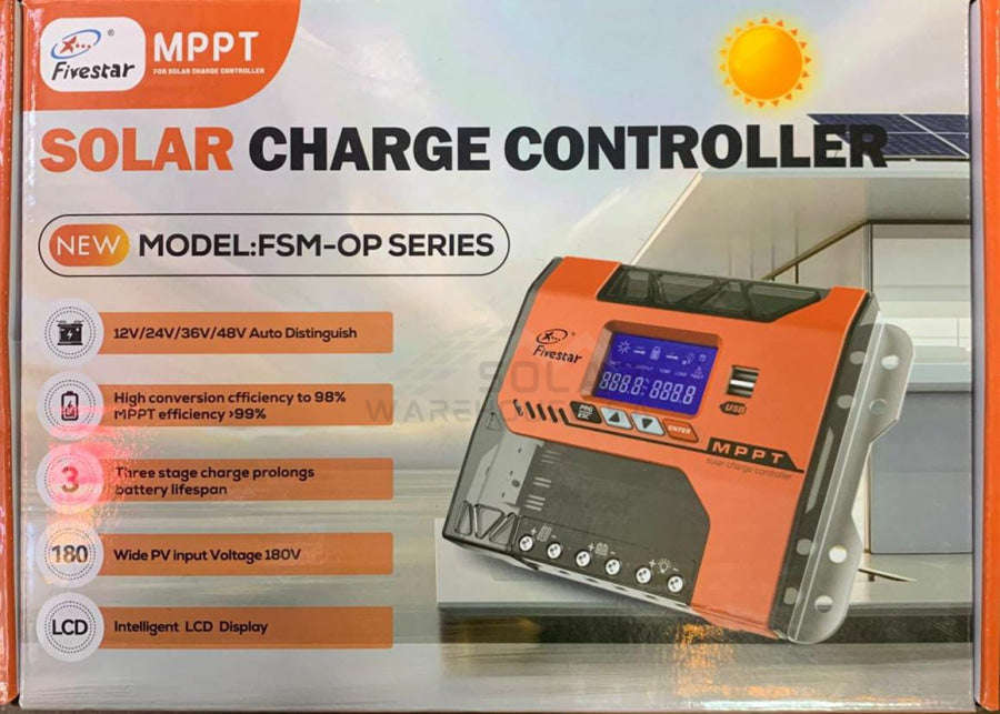 Fivestar- FSM- 20A MPPT Solar Charge Controller (12-48v)