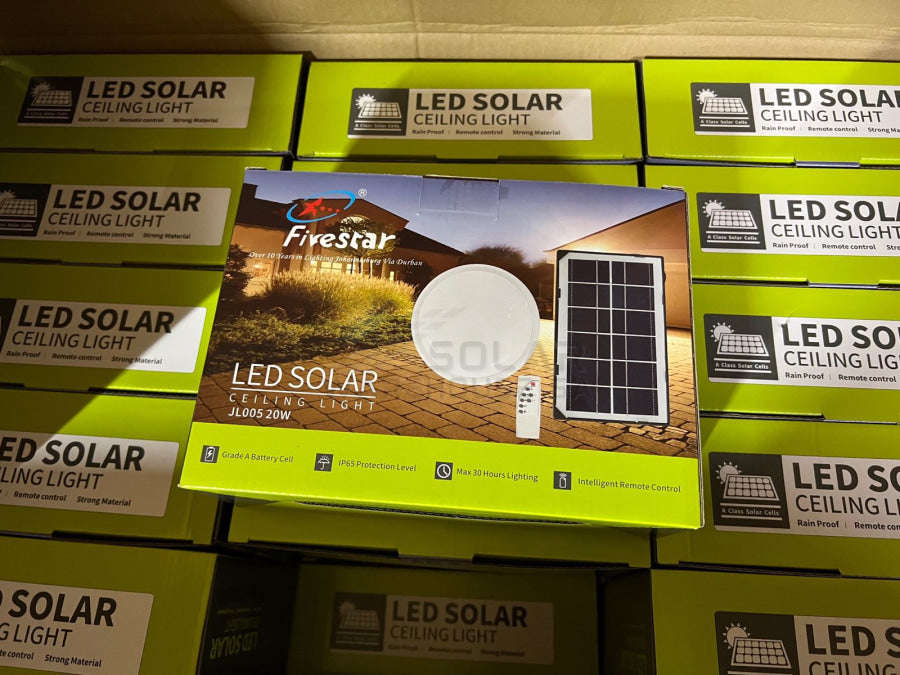 Fivestar Solar Remote 20W Solar Ceiling Light
