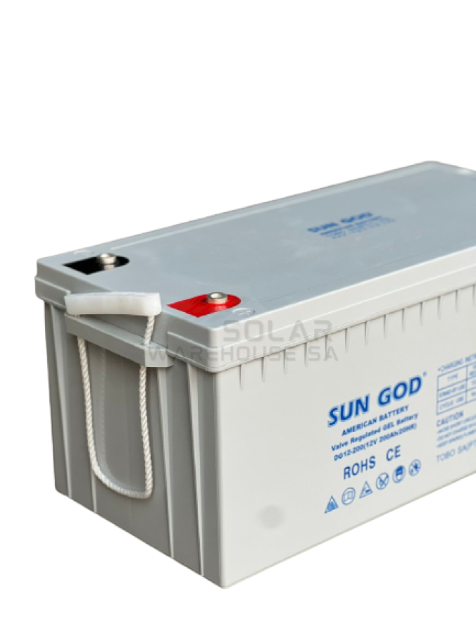 Gel Battery 200 Ah 12v Sun God American Gel Battery