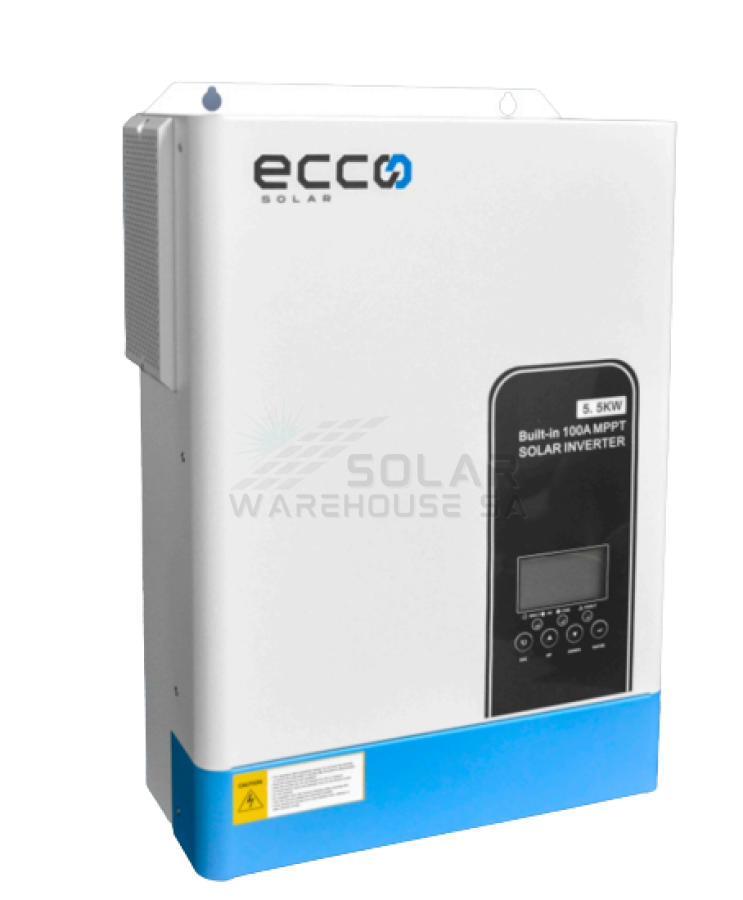 Hybrid Inverter 48v 5.5 Kva 5500w Mppt 100a Inverter Pure Sine Wave - Ecco (Parallel Version)