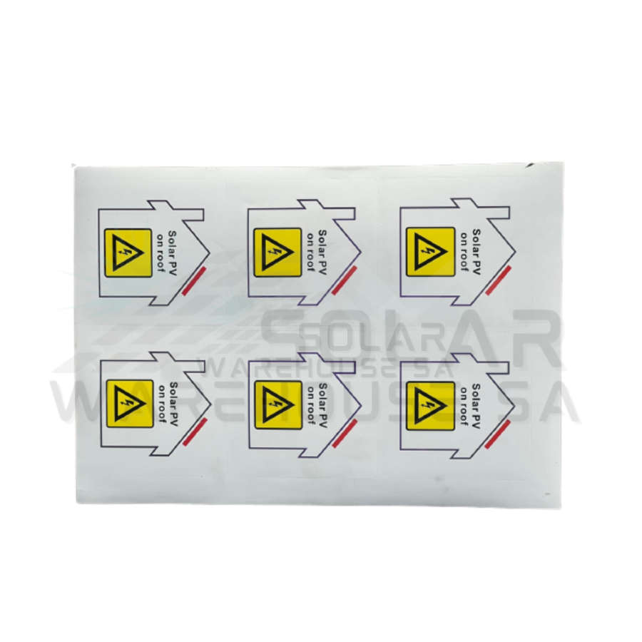 Solar Installation Stickers / Labels