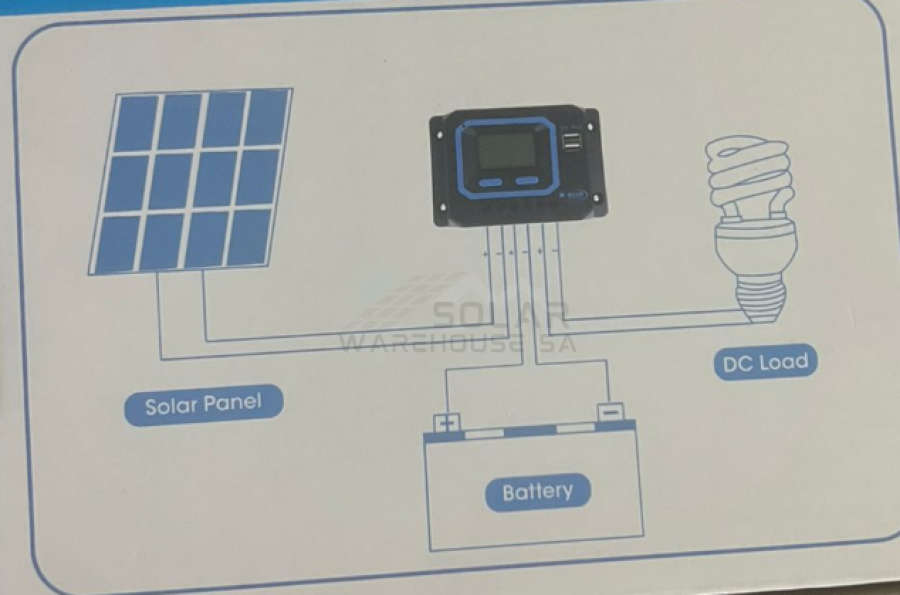 Sun Solar Charge Controller 20A PWM 12/24 V