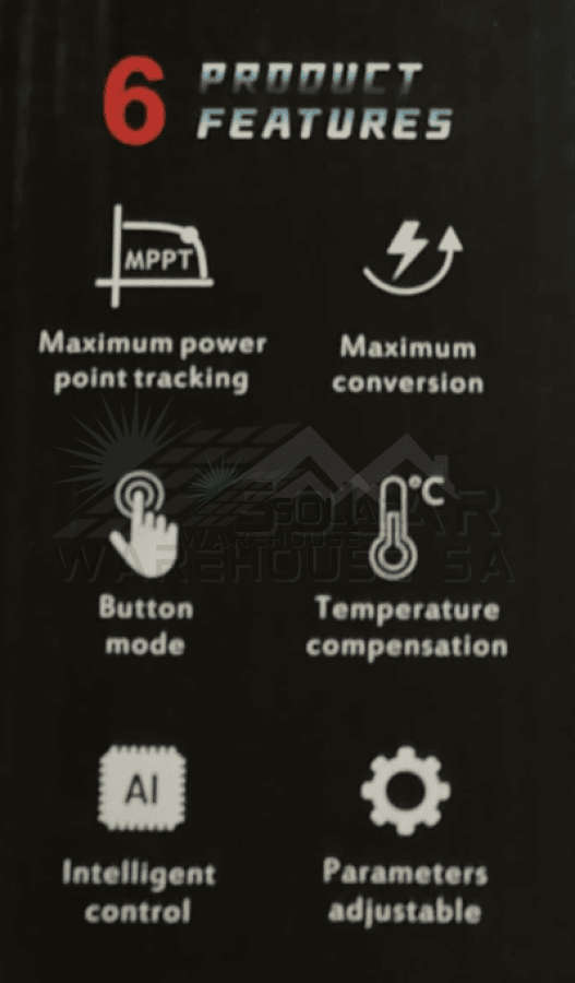 Sun Solar MPPT 12-24v DC 50A Solar Charge Controller