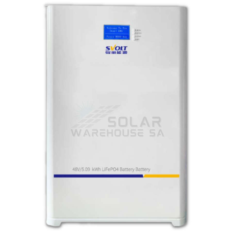 SVOLT 48V 106Ah 5.09 kWh A-Grade Wall Mount Lithium Battery
