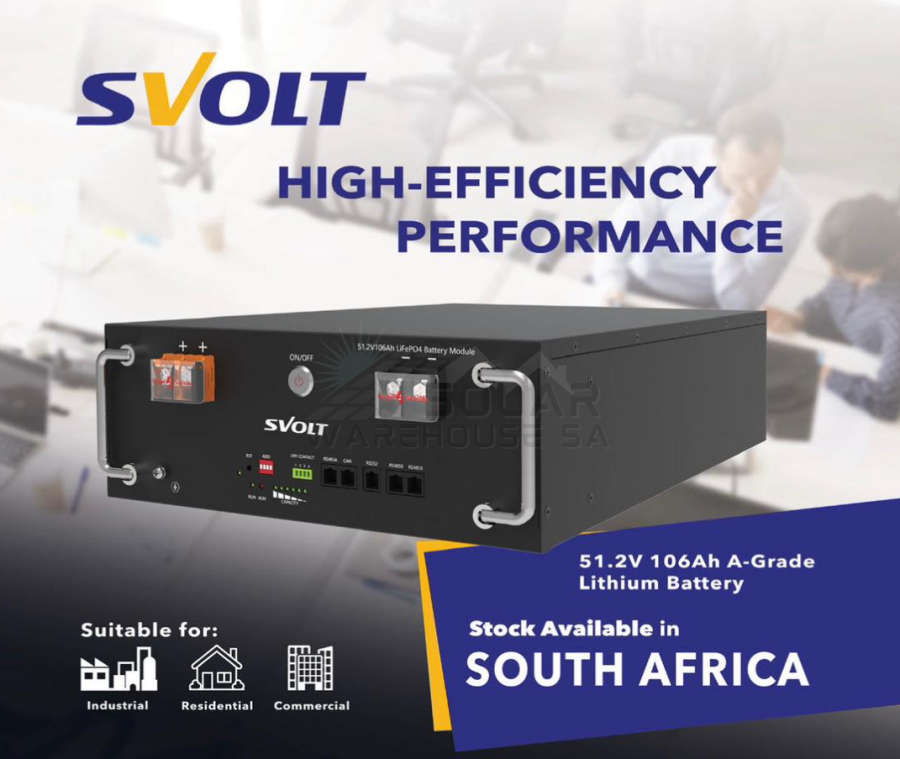 SVOLT 48V 106AH 5.09Kwh A-Grade Lithium Battery  Rack Mount