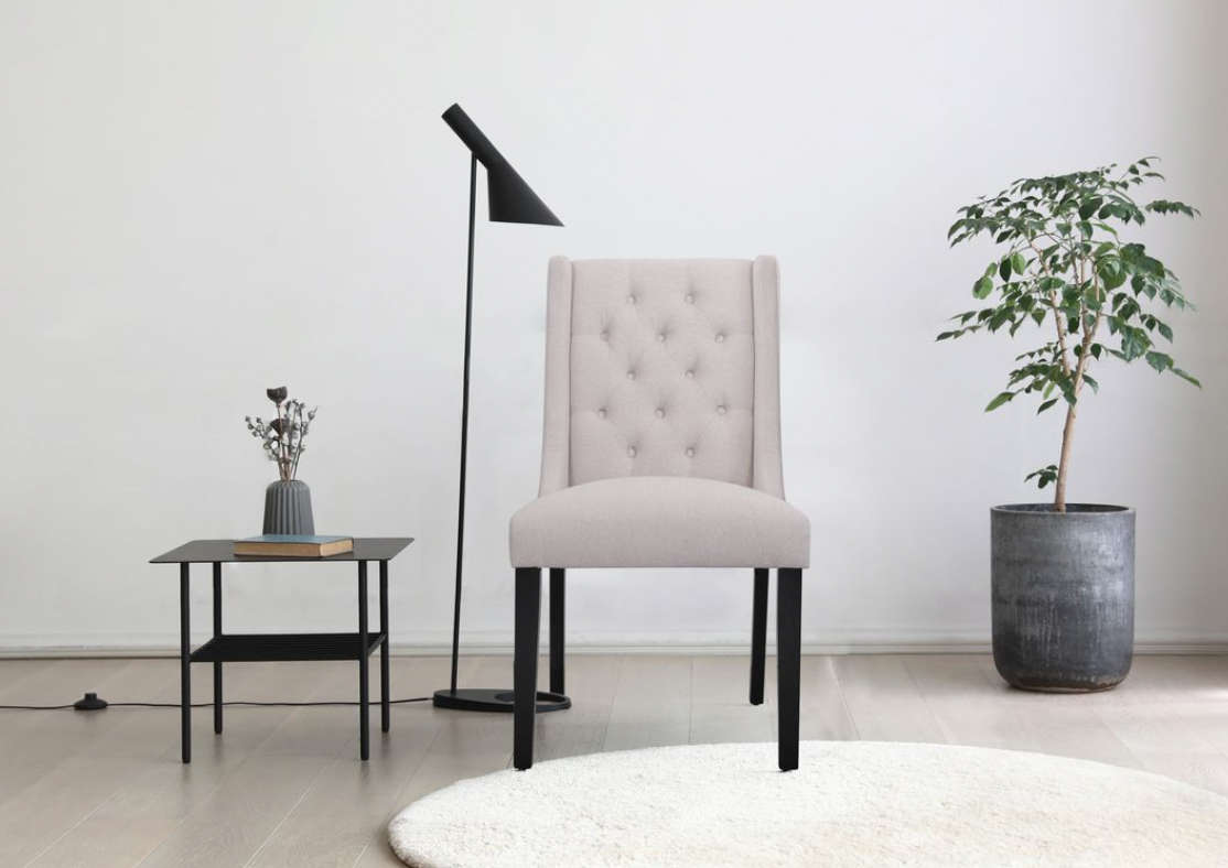 George & Mason - Rebecca Dining Chair - Natural (Brand New in packaging / box!)