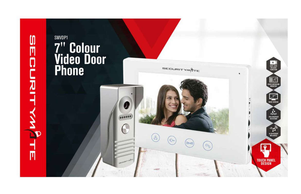 Securitymate 7 Inch Colur Video Door Phone