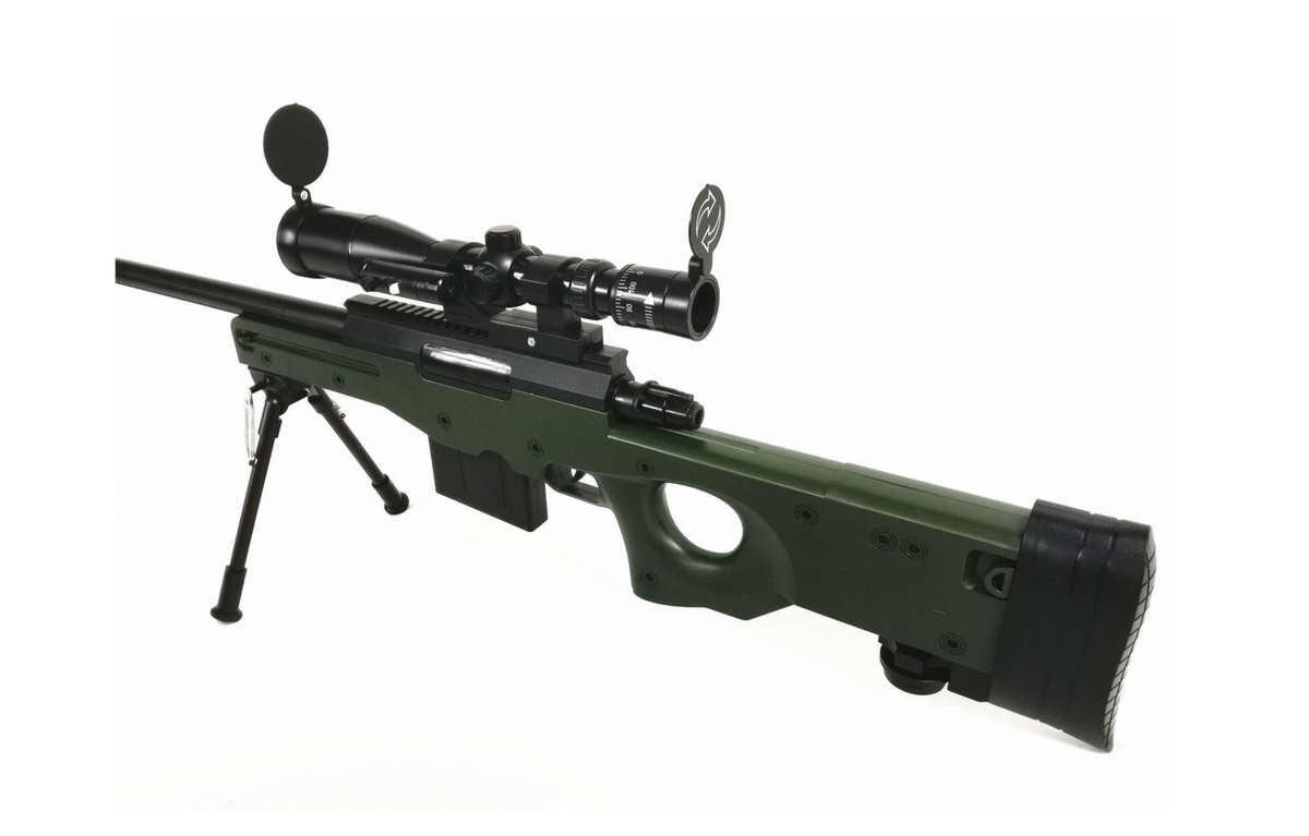 Airsoft Plastic AWM Rifle Sniper BB Toy Gun 1.09m In Length +BB Pellet