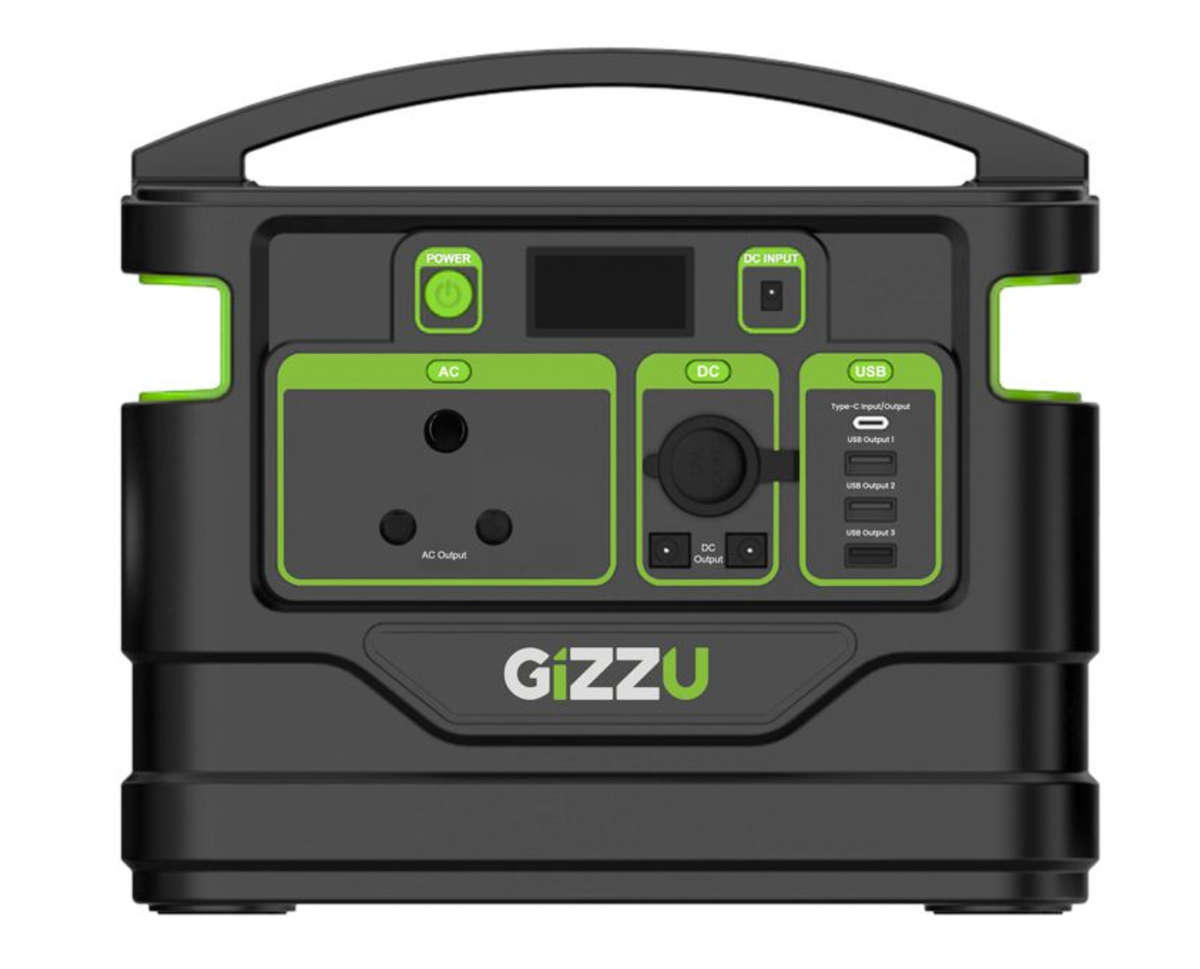 Gizzu 296Wh Portable Power Station - 1 x 3 Prong SA Plug Point