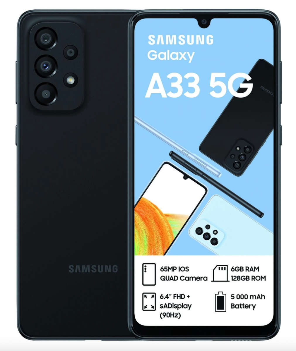 Samsung Galaxy A33 5G 128GB Dual Sim - Awesome Black