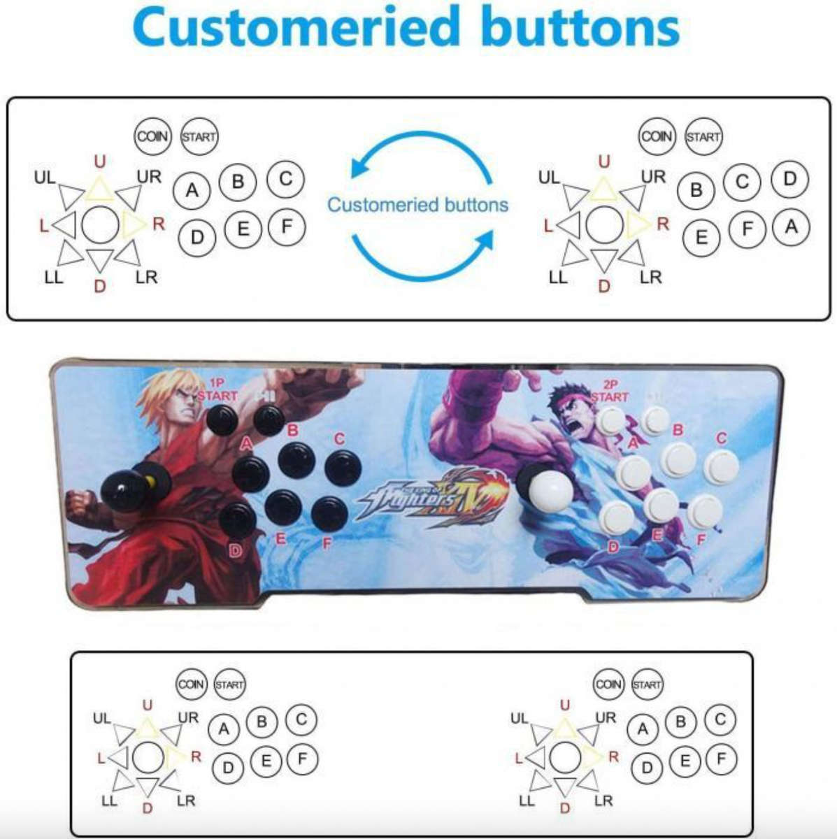 Pandora box 11s with 4260 built in games gaming console