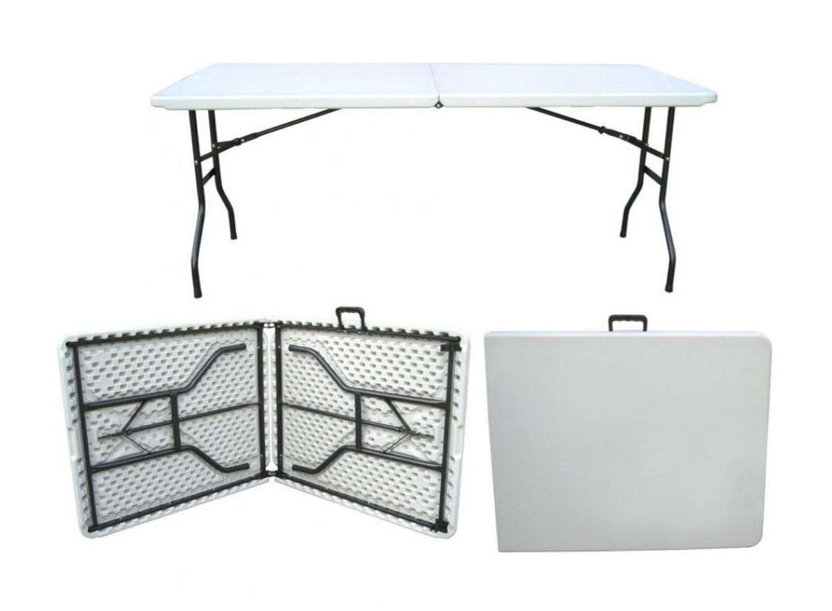 Fine Living 1.8m Folding Table - White