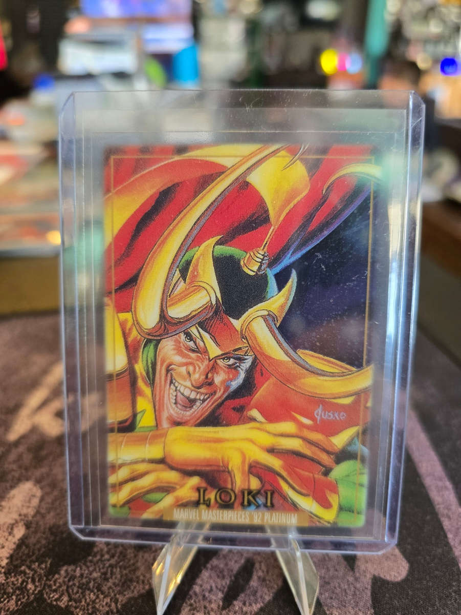 2024 Sky Box Marvel Masterpieces '92 Platinum - Loki 50 - Clear Cut