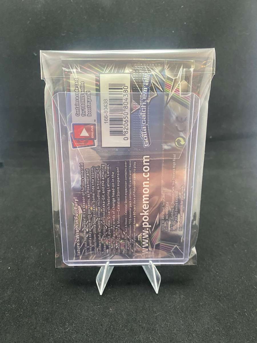 Pokémon - VINTAGE - SEALED - Sun & Moon Celestial Storm - Rayquaza -Booster Pack