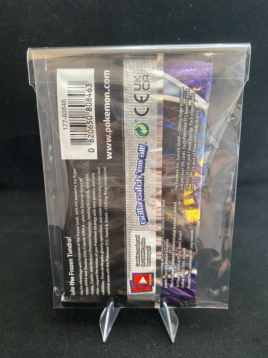 Pokémon - VINTAGE - SEALED - Sword and Shield Chilling Reign - Booster Pack
