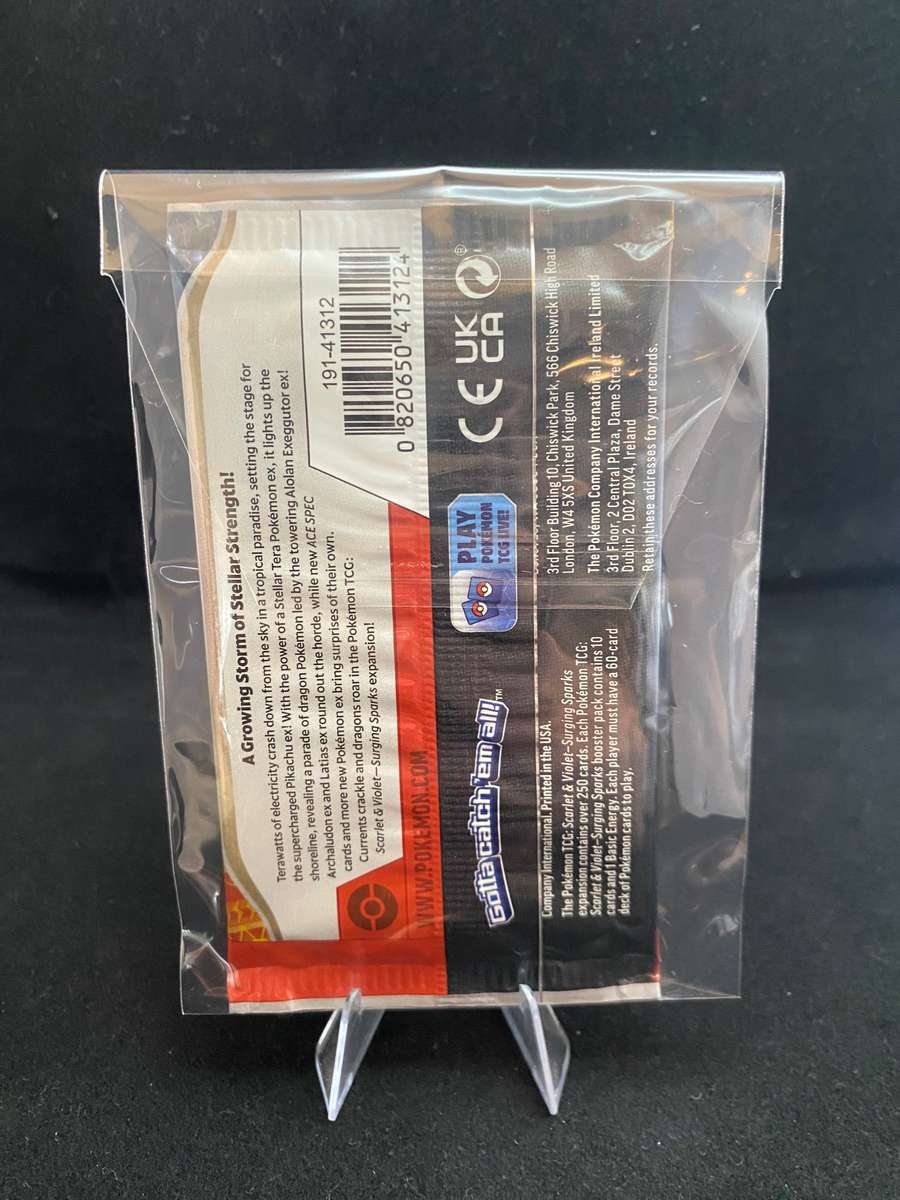 Pokémon - VINTAGE - SEALED - Scarlet and Violet Surging Sparks - Booster Pack