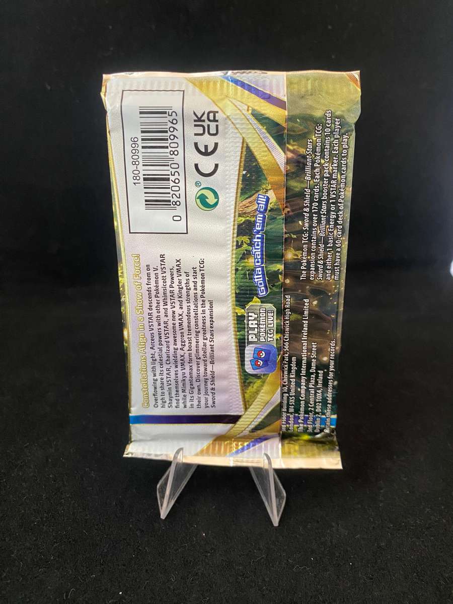 Pokémon - VINTAGE - SEALED - Sword and Shield Brilliant Stars - Whimsicott - Booster Pack