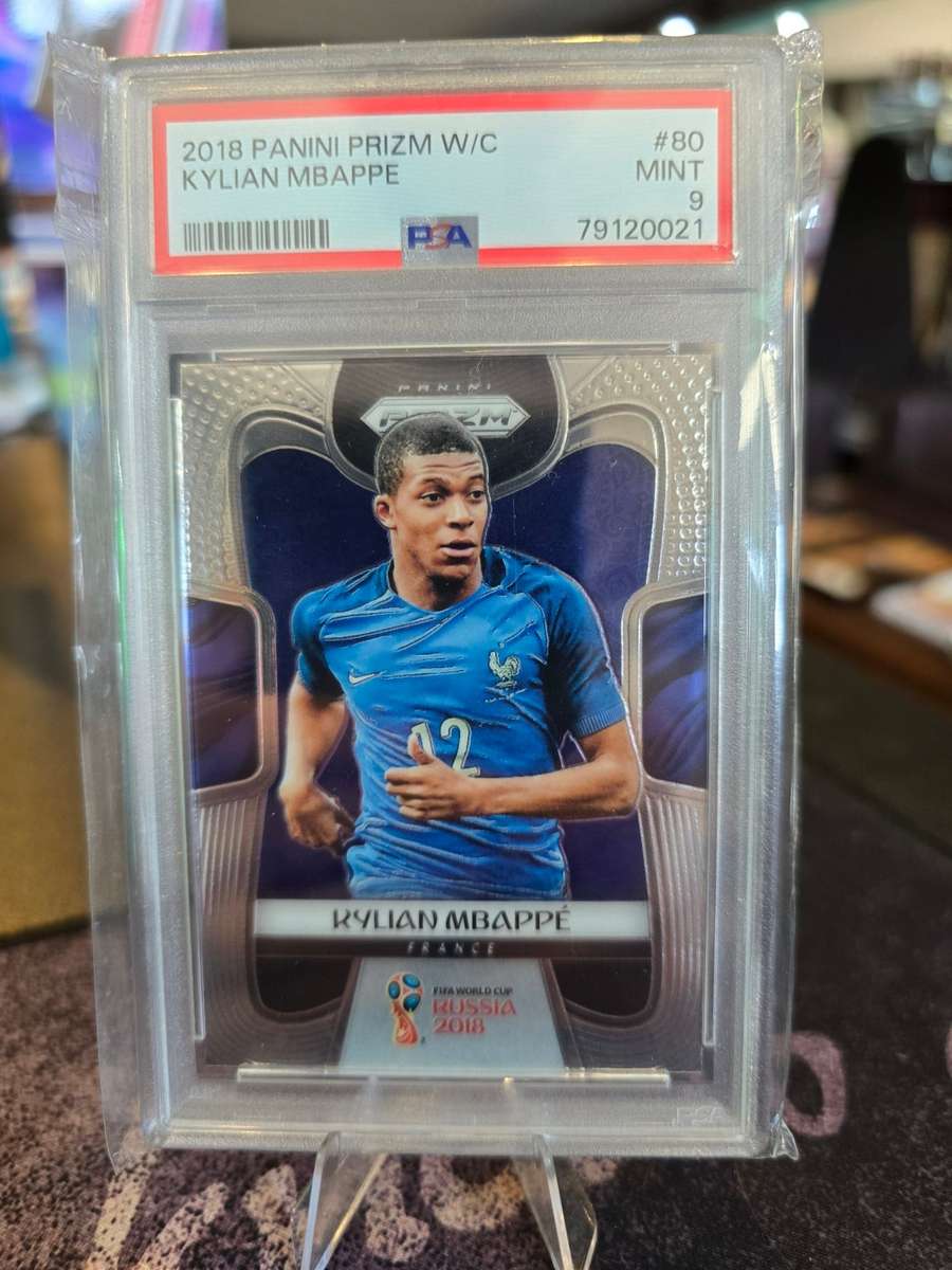 Panini Prizm W-C 2018 - Kylian Mbappe - PSA 9