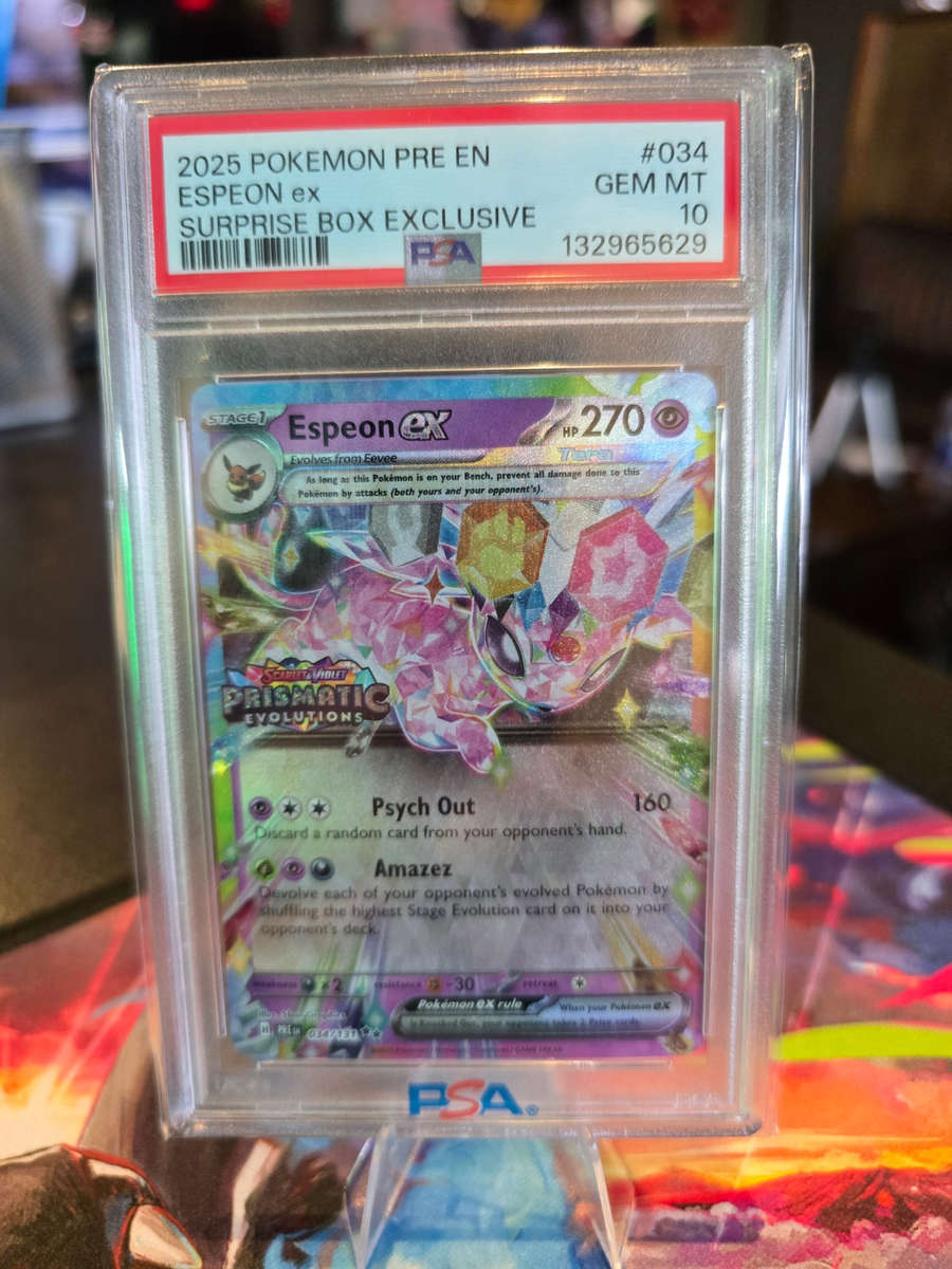 Pokémon - Espeon ex 034/131 Surprise Box Exclusive PSA 10